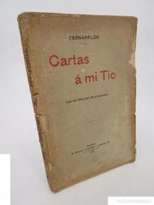Old books: CARTAS A MI TIO (Fernanflor) M. Romero, 1903